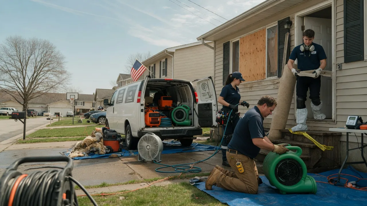 Water Damage Restoration in Lanse, PA near me